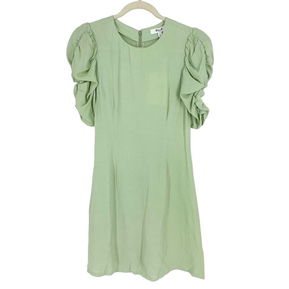 Billie‎ the Label Helena Mini Dress Women’s Size 2 Sage Green NWT